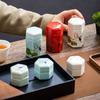 Tea Coffee Sugar Storage Jar China Crafts Decoration Mini Ceramic Jar Kitchen Storage Bottles & Jars Containers Home Decor New