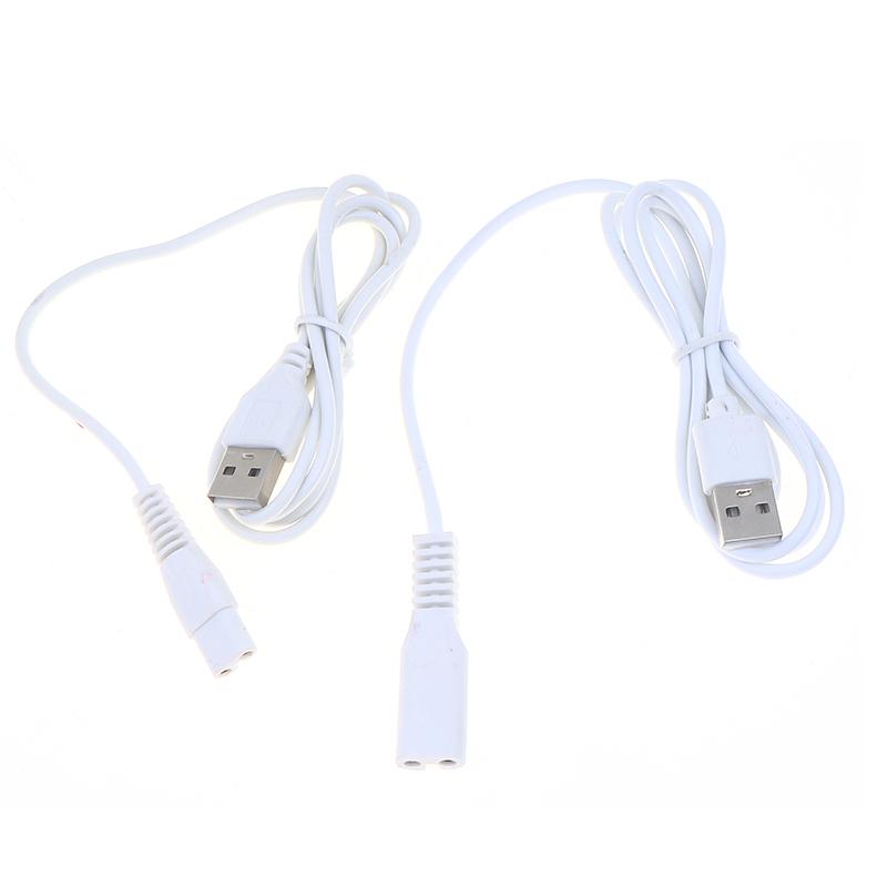 0.8/1M Usb Cable Charging Line Copper Hole Suit 5V Flashlight Shaver Hair Clipper Wire Single Hole 1.5 1.8 2.3