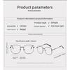 Unisex Fashion Retro Metal Large Frame HD Ultralight Myopia Eyeglasses Office Daily Simple Style High Quality Near Sight Eyewear
