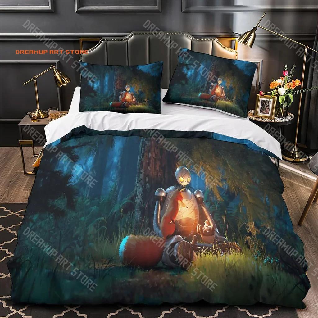 The Wild Robot 3D Printed Duvet Case Pillowcase Bedding Set Twin Full Queen King Size For Bedroom Decor