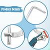 And Ratchet Table Clamp for Sanding Cutting, Versatile, with Strong Clamping Force Guide