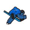 International Ice Hockey Student Pen Holder with Detachable Soft Rubber PVC Decoration