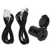Stereo Adapter USB Plug Connecting Cable Set Kit Replacement for Peugeot 206 207 307