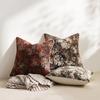 Yarn-Dyed Floral Throw Pillowcase Chenille Fabric Accent Couch Pillow  Sofa Cushion Cover