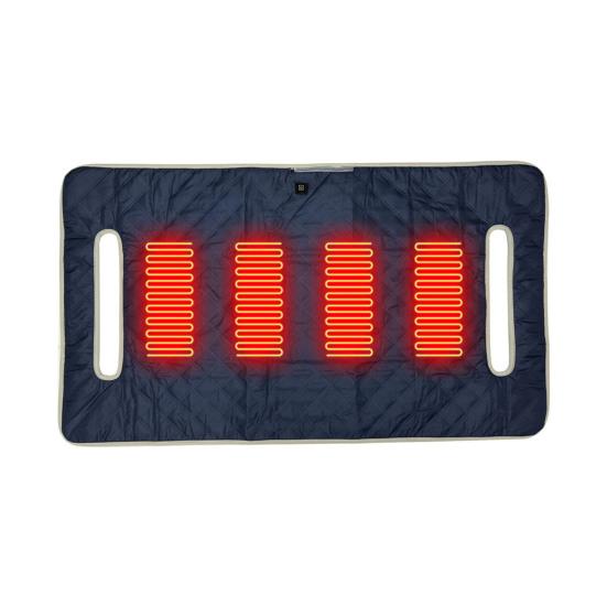 

Heated Golf Cart Seat Cover Adjustable Waterproof Non-Slip Universal Winter USB Electric Golf Cart Seat Warmer Mat Towel Blanket темно-синий