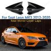 Para Seat Leon MK3 MK3.5 5F 2pcs Gloss Espelho Retrovisor Capa Caps Guarnição Quadro Shell Leon ST SC FR Cupra