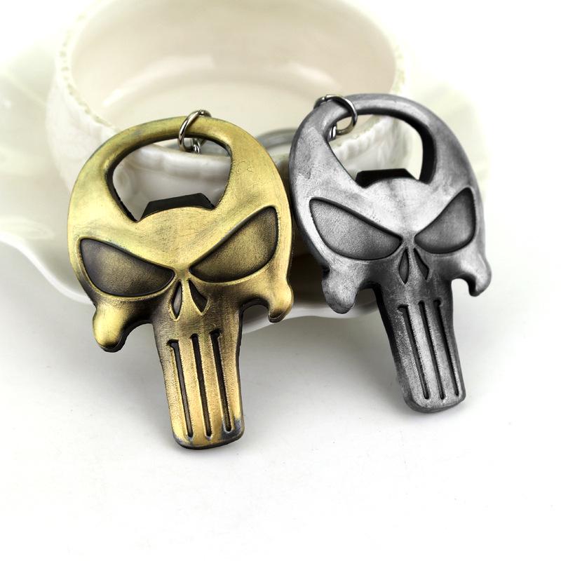 Creative Skull Beer Opener Halloween Gift Party Favor Terminator Keychain Beer Bottle Opener