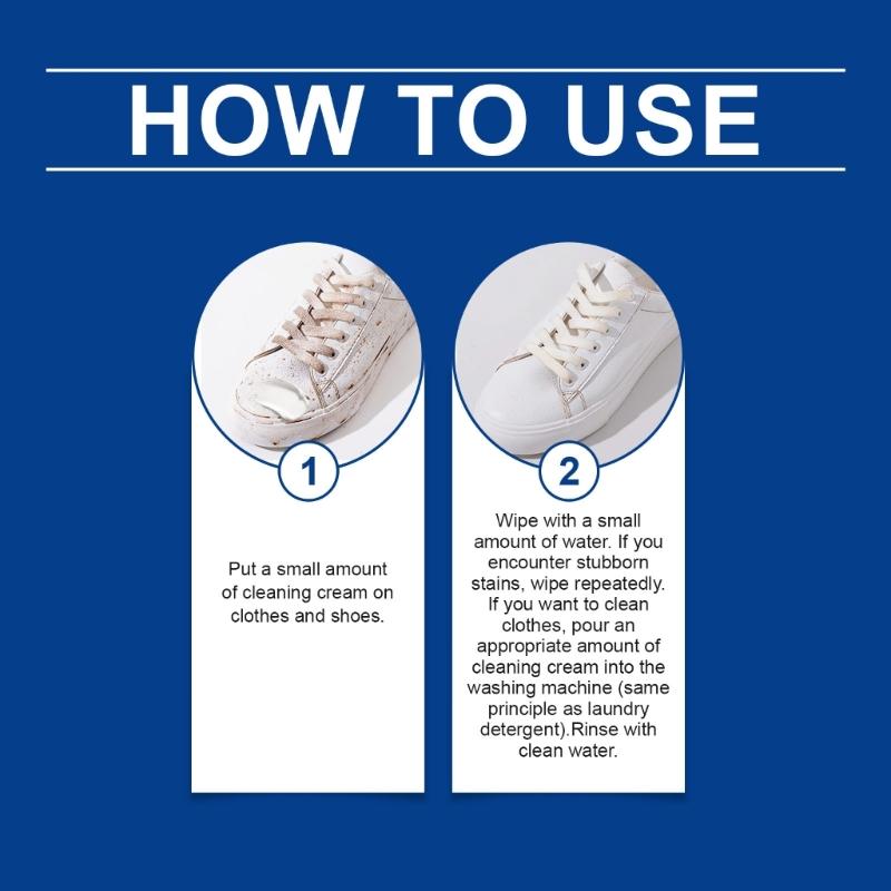 3.53oz Powerful Stain Removers Cream For Kitchen Bathroom Tile Floor Safe Formula With Efficient Effect Freshed Scent