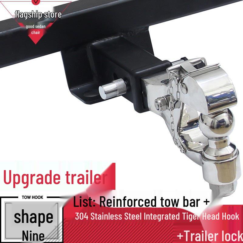 Nissan Paladin Rogue Rear Tow Bar with Square Hole Adapter