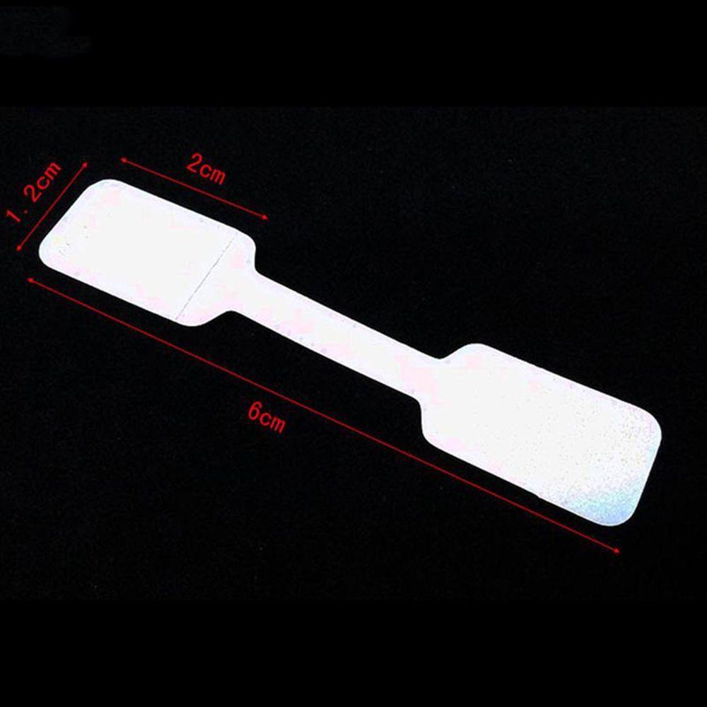 100Pcs Stickers Necklace Jewelry Sticky Ring Sticker Paper Price Labels Display Tags Hang Size