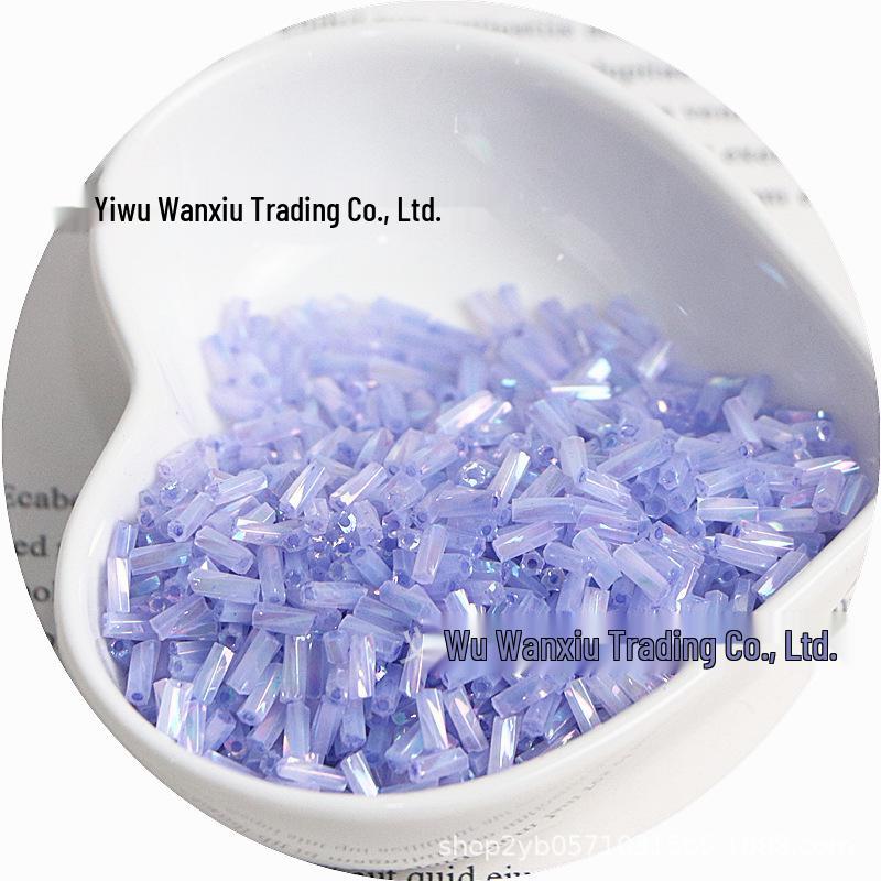 Creamy Cloud Spiral Twist Glass Beads for DIY Bracelets & Necklaces