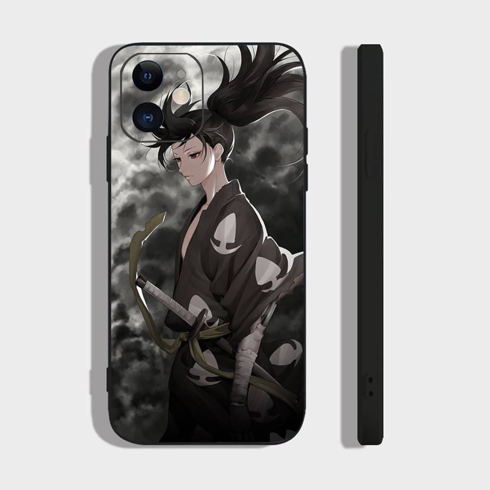 Anime Hyakkimaru Phone Case For IPhone 17 Air 16 15 14 13 Pro Max 11 12 Black Silicone Cover