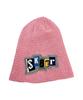 SK8ER ROCK Collage Pop Logo Beanie ((Pink))