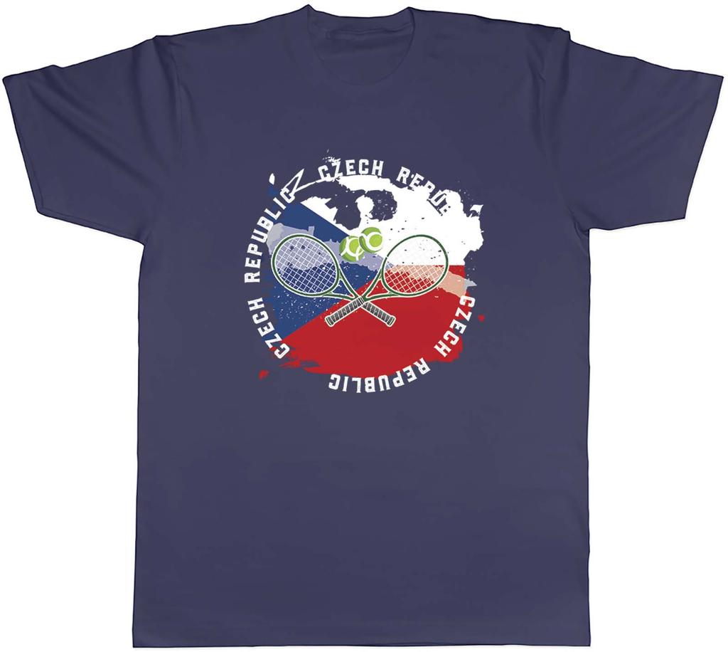 Tennis Sports With Czech Republic Flag Unisexs Unisex TShirt Tee Gift