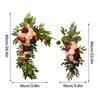 Artificial Flower Swag Set Large and Small Artificial Rose Peony Flowers for Wedding Arch Welcome Sign