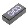 Digital Clock Energy Saving Backlight LED Mirror Digital Display Electronic Alarm Clock for Dormitory Home Bedroom White