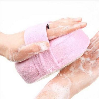 Şeker Renkli Taze Doğal Lif Luffa Süngeri Yüz Vücut Banyo Etkili Peeling Fırçalama Pedi