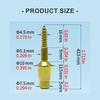 Door Hinges Security Pin  Carbon Steel Screws Security Door Hardware 10pcs  for Improved Safety & Long Lasting Durability