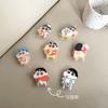 Fun Cartoon Xiaoxin Retractable Lazy Mobile Phone Airbag Bracket Back Sticker Portable Desktop Watching Drama