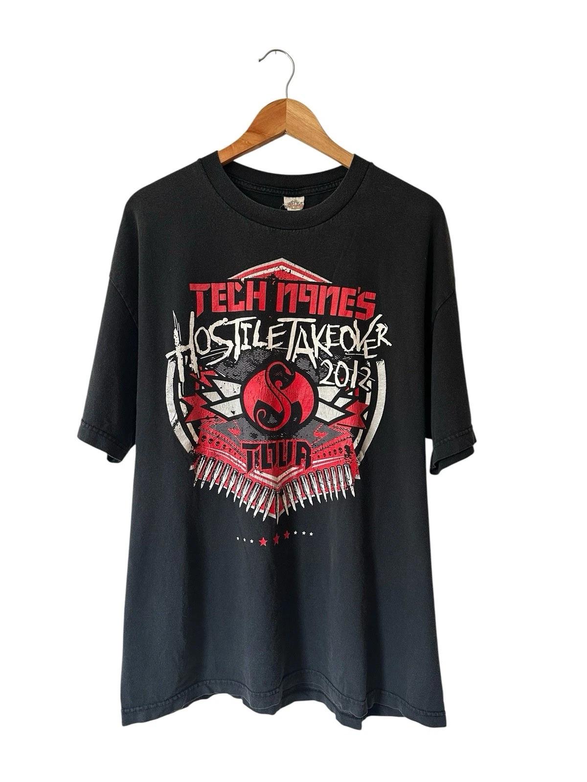 

Tech Nine Hostile Takeover Tour T Shirt Men’s XL 2012 Rap 3XL