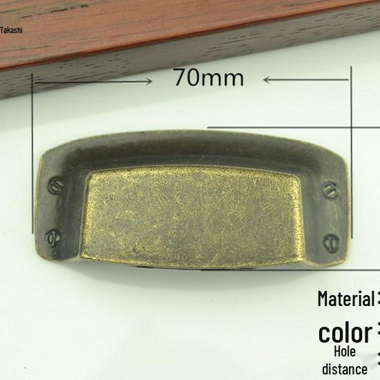 Vintage Seashell Drawer Handle for Chinese & European Cabinets