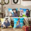 Mädchen Für Liebe Anime Sasameki Koto Kissenbezug Komfort Sofa Bett Seidig elegant Verdeckter Reißverschluss Dekorative Kissenhülle