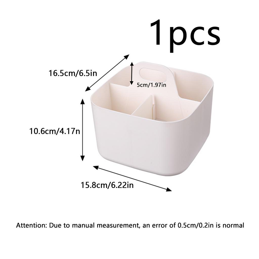 1Pcs Satchel Multi-Functional Desktop Storage Box, Makeup Brush Partition and Storage, Pencil/Watercolor Pen/Marker Pen Storage Box Pen Holder