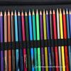Large Capacity Student Pencil Case 2-Layer Organizer 72-Hole Fits 72-96 Pencils School Office Artist Use H-002 Basic Packaging