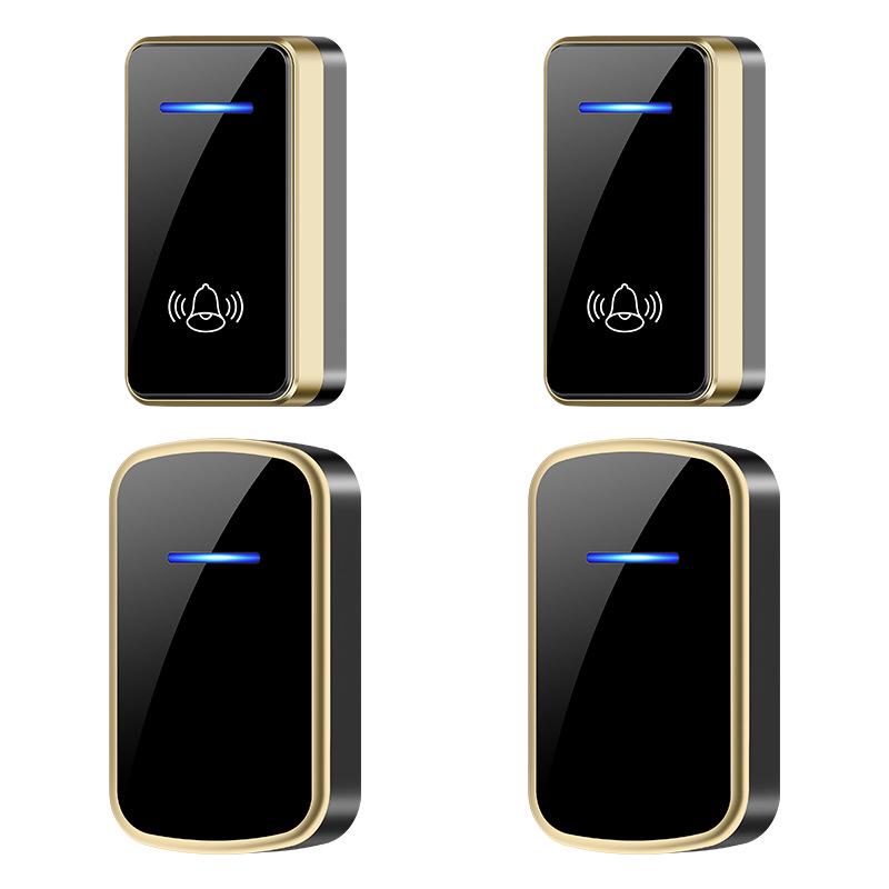 Battery-Powered Wireless Doorbell for Home with Two-to-Two Callers, No Plug-in Required