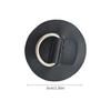 Stainless Steel D-Rings Patches Deck Rigging Rope Rings Buckle Round Rings Pad for Kayaks, Inflatable Boats, canoes