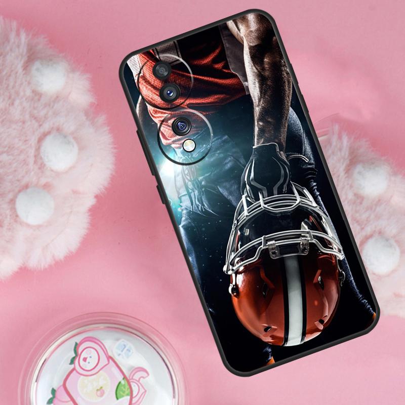 American Football Case For Honor Magic 7 Lite 5 6 Pro Honor 200 50 70 90 Lite X9b X9a X8b X8a X8 X9 X9c Cover