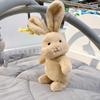 30/40cm INS Kawaii Denmark Rabbit Plush Toy Stuffed Brown Bunny Doll Baby Sleeping Plushie Pillow Birthday Gift For Kids Decor