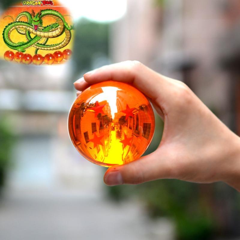 7.6Cm Large Dragon Ball Crystal Balls Set 1-7 Stars Anime Collectible Model Desktop Ornament Gift For Gift Box
