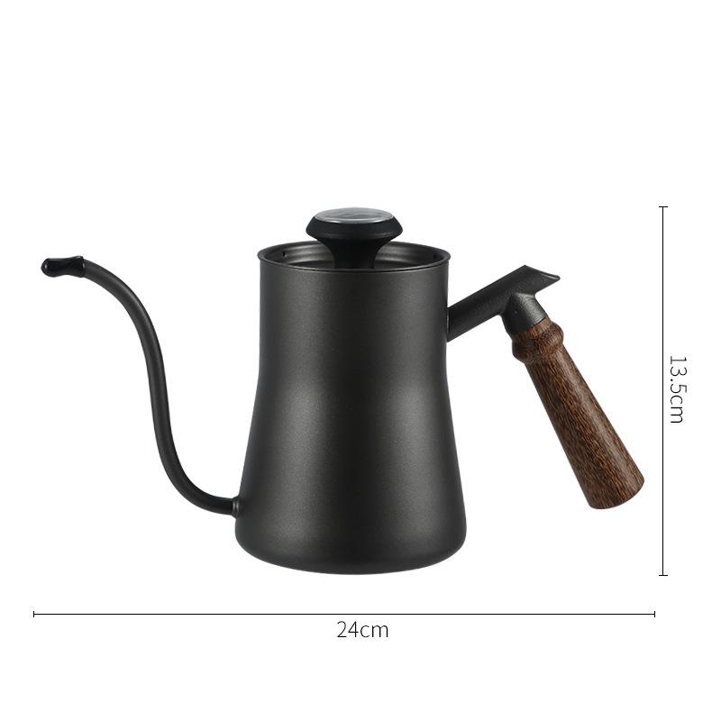 Mini Stainless Steel Coffee Pour-Over Kettle Teflon, Long Thin Spout with Temp Control for Drip/Filter Coffee Barista/Home KFS-030