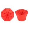 Oven Microwave Popcorn Folding Bowl Diy Silicone Popcorn Maker Machine Home Kitchen Tool Red