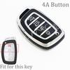 4 Button Car Key Case Cover For Hyundai Avante Sonata Santa Fe    Tucson   Elantra Azera  Creta