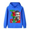 Autunno 2026 Felpa Casual per Bambini Felpa Sportiva per Ragazzi e Ragazze Stampa Ronaldo 2-14 Anni Moda Bambini Top a Felpa
