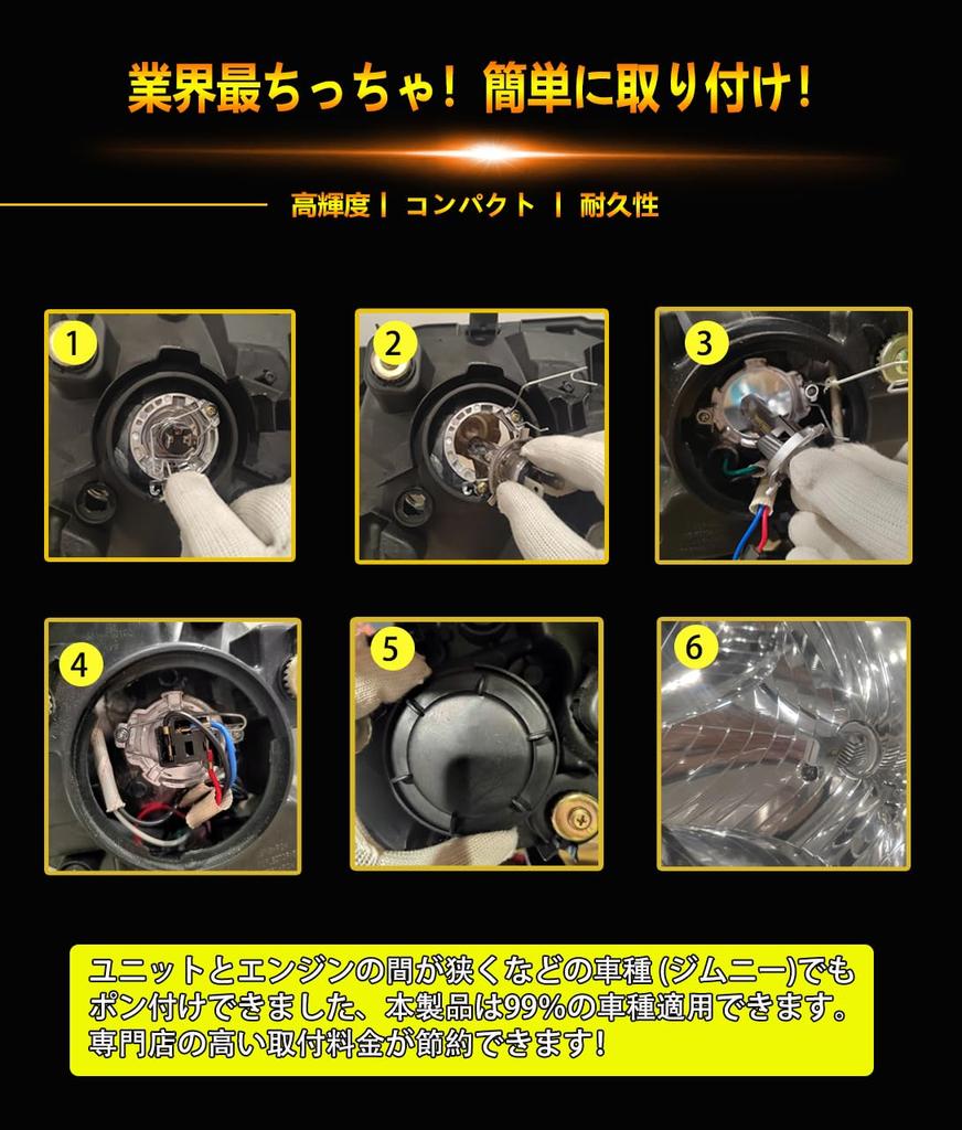 WENLE Super Explosive Light H4/H19 LED Headlight Bulb, Hi/Lo Switching, New Vehicle Inspection, 20x