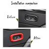 Door Lock Switch Trim Cover for Jeep Wrangler JL 2018- Interior Accessories