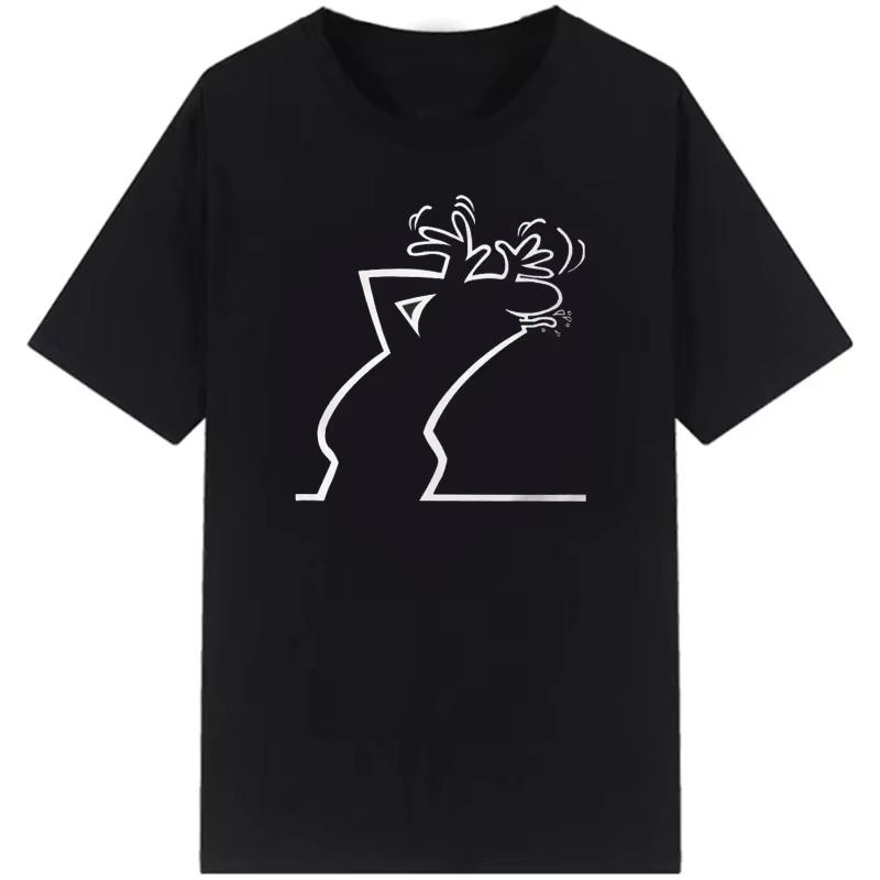 New Happy Fashion T Shirts Cartoon TV Unisex Women Style Streetwear Tee Round Neck Casual Tops