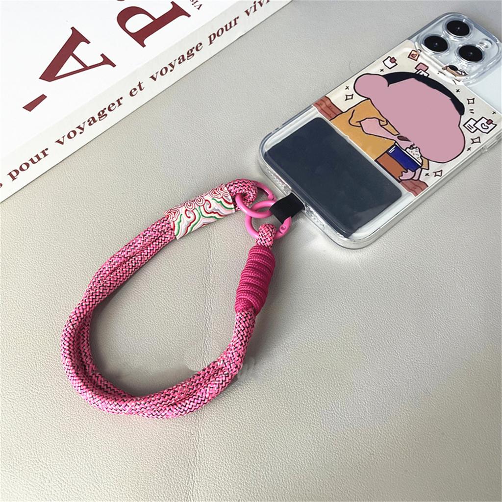 Retro Strap Can Be Carried Twist Rope Lanyard Hanging Decoration Phone Anti-loss Pendant Fashion Strong Wrist Short Straps Band