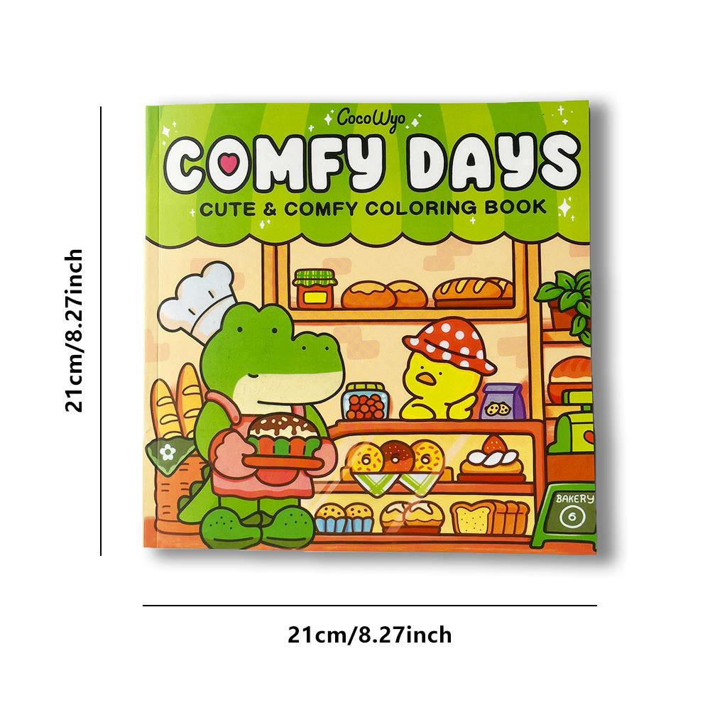 In Stock Cute&Comfy Coloring Book Bold-Easy Coloring Book For Adults Teens Cute&Groovy Girl Moments  Birthday Gift