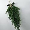 Hanging Swag with Pinecones and Ribbon Natural Evergreen Branches Decorative Door or Wall Arrangement for Home Office