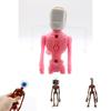 Figure di Siren Head Luminescenti 4pz PVC Oggetti da Collezione per Ornamento Regalo per Bambini