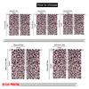 2pcs,2D plane printing Popular Curtain Panels Pink Leopard Bow Versatile 100% Polyester (without rod) Decorations For Home for