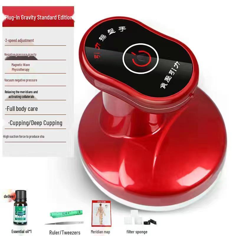 Smart Electric Gua Sha Vacuum Cupping & Heating Massage Device