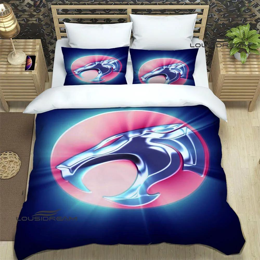 Thundercats Anime Printed Bedding Sets Exquisite Bed Supplies Set Duvet Cover Bed Comforter Set Bedding Set Luxury Birthday Gift