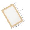3Pcs Wooden Frame Paper Making Screen Kit DIY Craft Material for Sustainable Art Projects Kids Learning Activity Eco Conscious