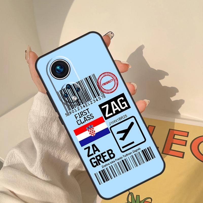 

Croatia flag Case For Honor Magic 5 6 7 8 Pro Cover For Honor 400 200 Lite 50 70 90 X8a X8b X9a X9b X9c Honor 90 Lite