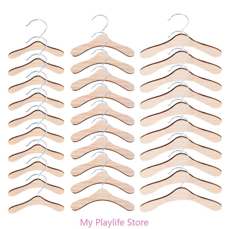 10 Pcs Dog Clothes Hanger Thin Space Saving Hook Practical and Durable Use Pet Gift for Small Dog Clothing